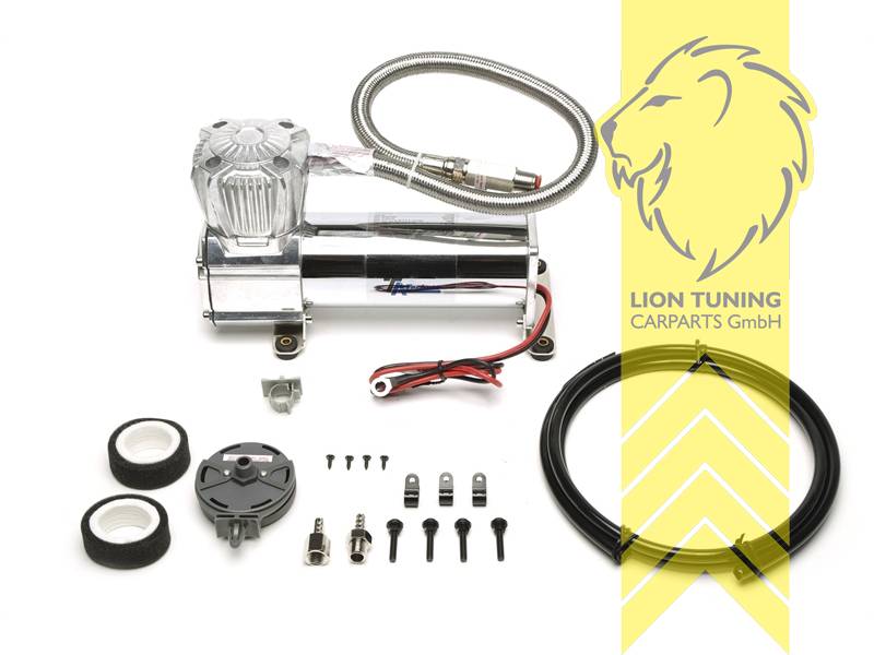 chrom, 1,76 CFM / 49,88 L/min, 200 psi / 13,78 bar, 277 x 106 x 168